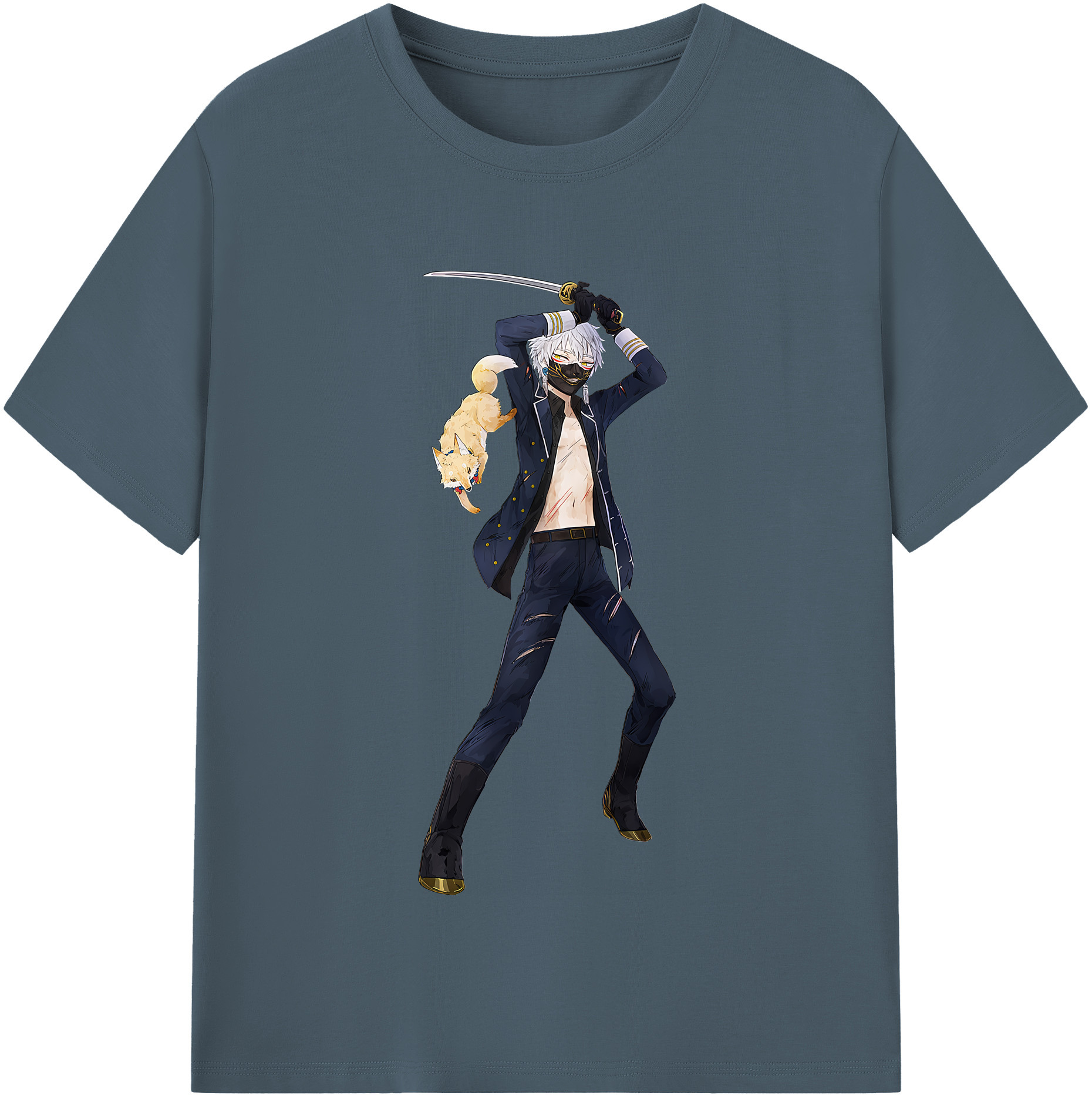 （画像用） 刀剣乱舞 Touken Ranbu 綿100％半袖Tシャツ（フロントプリント）